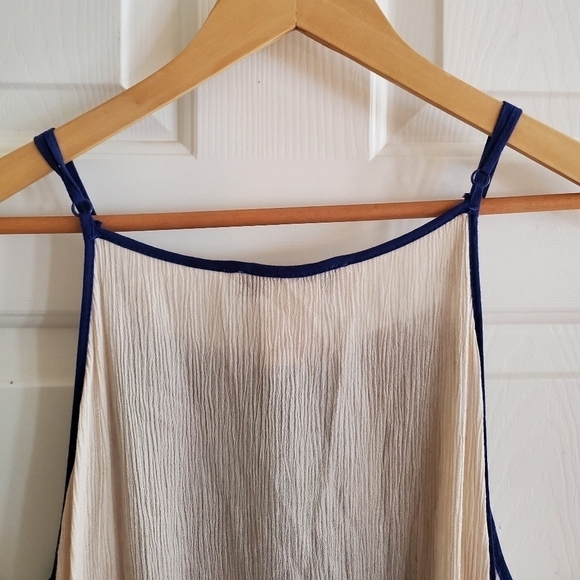 Flying Tomato dress ivory blue Size S - Picture 5 of 5